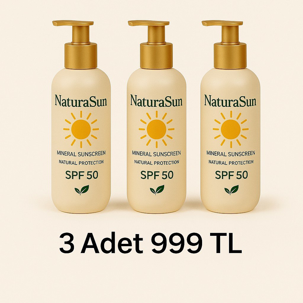 3 Adet NaturaSun Güneş Kremi